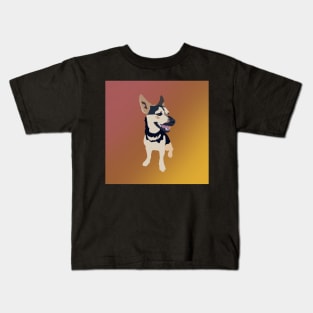 Min Pin Mix Pup Kids T-Shirt